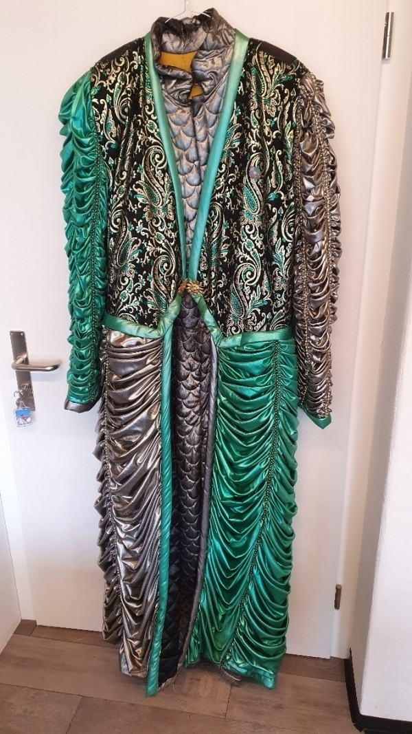 gold-grünes Fasnachtsgewand