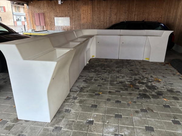 Slide Jumbo Barkonsole/Bartheke mit Beleuchtung